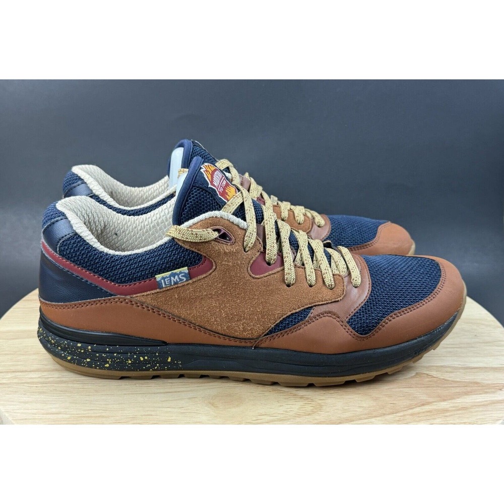Lems Trailhead Size Mens 10D Sequoia Blue Brown Lace Up Hiking Shoes